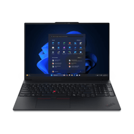 Lenovo ThinkPad E16 G3 AMD · Black · 16 " – nuotrauka 1