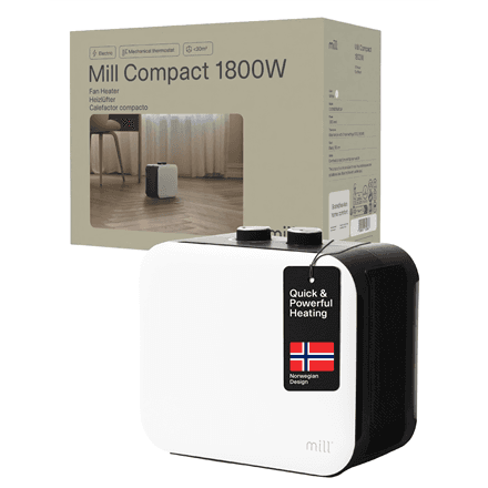 Mill Compact PTC Fan Heater – image 1