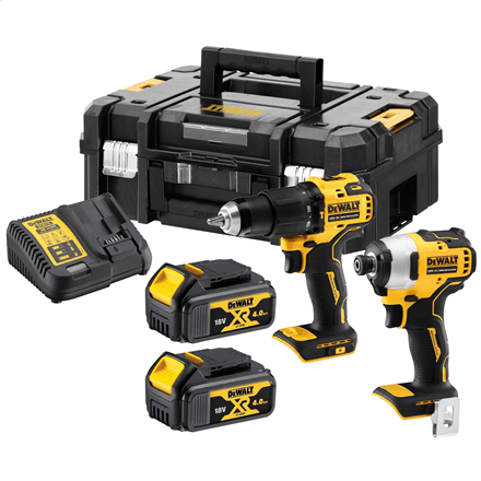 DEWALT | 18V XR Brushless Twin Kit - 2 X 4Ah | DCK2062M2T-QW – nuotrauka 1