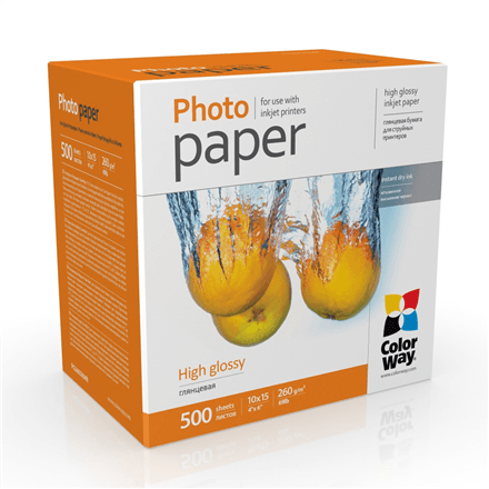 Photo Paper | PG2605004R | Glossy | White | 260 g/m² | 10 x 15 cm – image 1