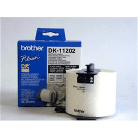 Brother | DK-11202 Shipping Labels | White | DK | 62mm x 100mm – image 1