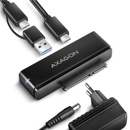 AXAGON USB-C 10Gbps FAST PORT X adapter for 2.5"/3.5" SSD/HDD | ADSA-FPX – nuotrauka 1