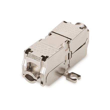 DN-93909 | Field Termination Coupler CAT 6A, 500 MHz for AWG 22-26, fully shielded, keyst. design, 26x35x80 – image 1