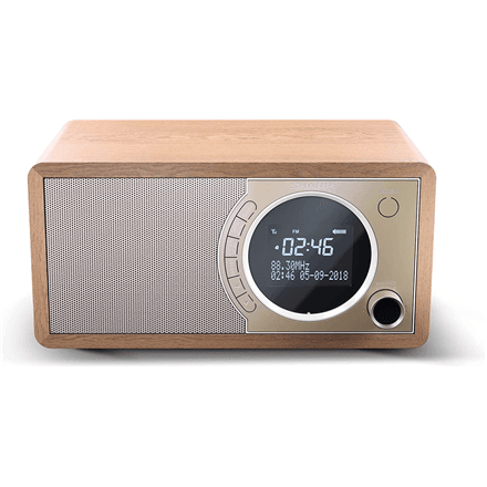 Sharp DR-450(BR) Digital Radio, FM/DAB/DAB+, Bluetooth 4.2, Alarm function, Brown · Sharp · Digital Radio – nuotrauka 1