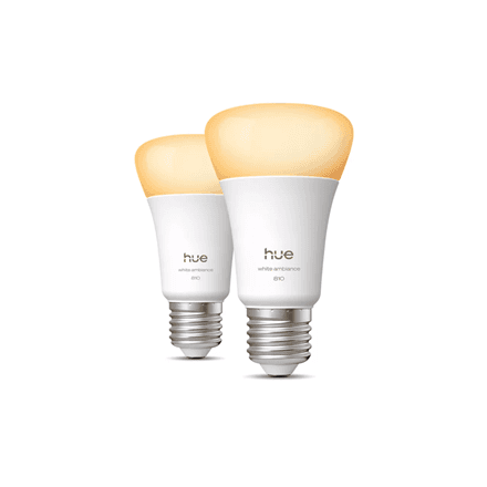 Philips Hue WA 810 A60 2P EU | E27 | 6 W | White and colour light | Bluetooth and Zigbee – nuotrauka 1