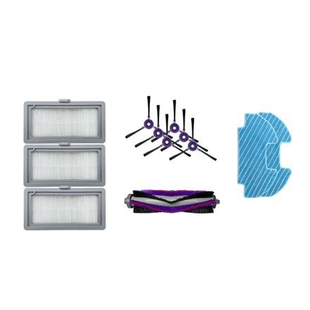 Midea | Spare Parts Kit: 6x Side Brush, 1x Main Brush, 3x HEPA Filter, 2x Mopping Cloth for I5C – nuotrauka 1