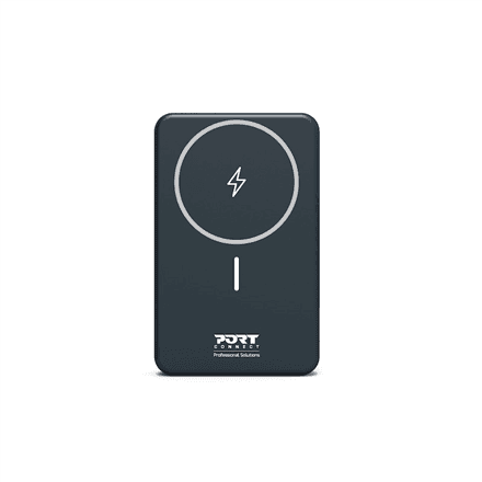 PORT CONNECT | USB-C external battery PD, Wireless Qi2 | 10000 mAh | Blue – nuotrauka 1