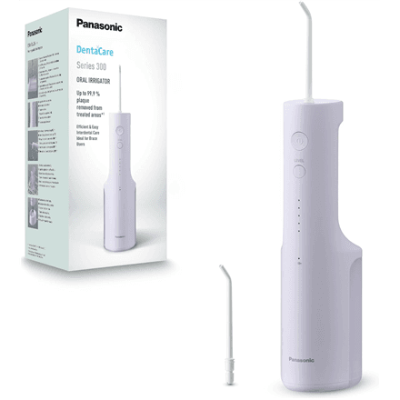 Panasonic Oral Irrigator | EW-DJ26-V303 | Cordless | 200 ml | Number of heads 2 | White – nuotrauka 1