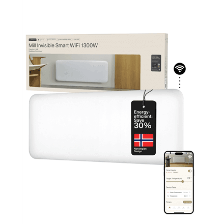 Mill Invisible Smart WiFi Heater · PA1300WIFI4 · Panel Heater – image 1
