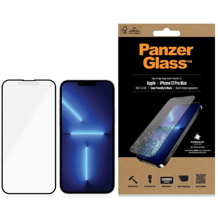 PanzerGlass | Anti-Glare | Screen Protector | Apple | iPhone 13 Pro Max | Glass | Black – nuotrauka 1