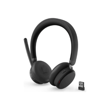 Lenovo | Wireless Headset | 4XD1S19778 | Built-in microphone | Bluetooth | ANC | Black – nuotrauka 1