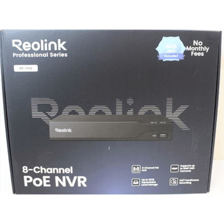 SALE OUT. Reolink RP-PN8 12-Channel* PoE NVR for 24/7 Continuous Recording · Reolink 12-Channel PoE NVR for 24/7 Continuous Recording · RP-PN8 – nuotrauka 1