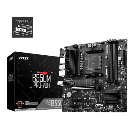 MSI B550M PRO-VDH – nuotrauka 1