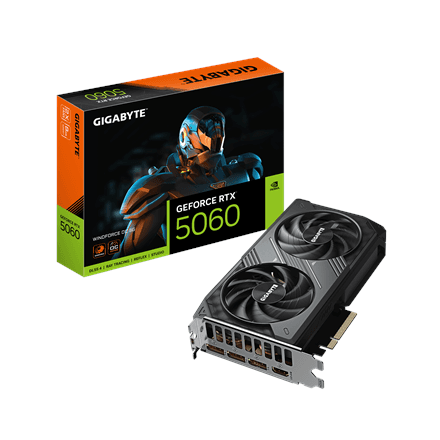 Gigabyte GeForce RTX 5060 WINDFORCE OC 8G · NVIDIA · 8 GB – image 1