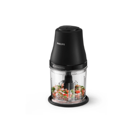 Philips HR1501/00 Series 3000 Chopper, 1 L, Black – nuotrauka 1