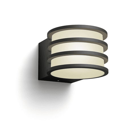 Philips Hue Lucca Wall Lantern | E27 | 9 W | Warm white – image 1