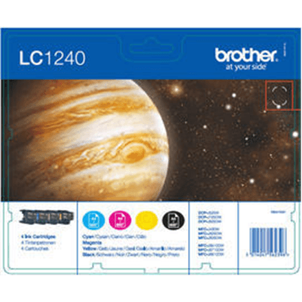 Brother LC1240 Multipack | Ink Cartridge | Black, Cyan, Magenta, Yellow – image 1