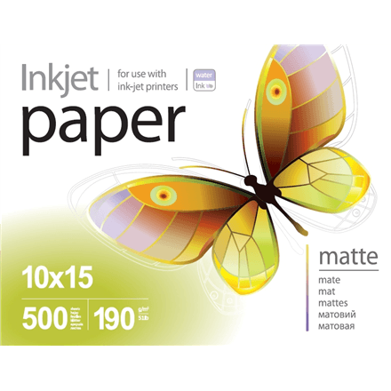 ColorWay PrintPro Photo Paper, 500 sheets | Matte | 190 g/m² | 10x15 – image 1