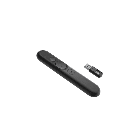 Lenovo | Laser Rechargeable Presentation Remote | Black – nuotrauka 1