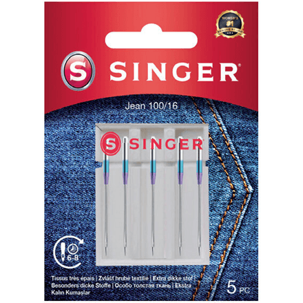 Singer | Denim Needle 100/16 5PK – nuotrauka 1