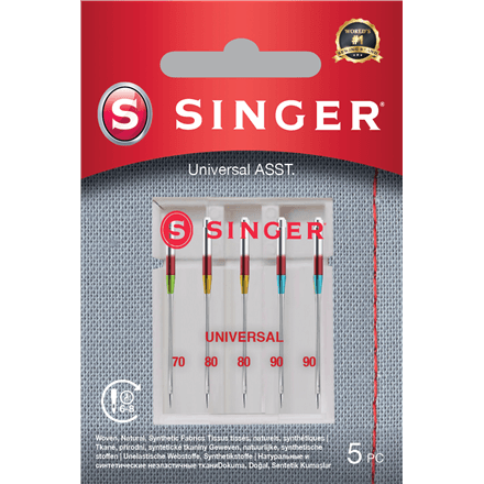 Singer | Universal Needle ASST 5PK for Woven Fabrics – nuotrauka 1