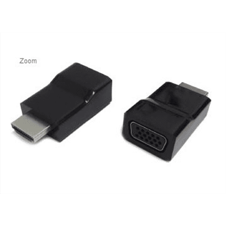 Gembird | HDMI to VGA adapter, single port | Black | HDMI | VGA – image 1