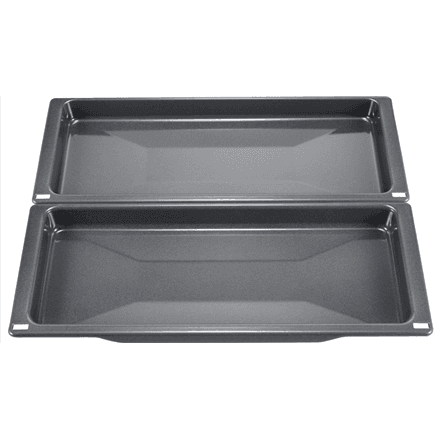 Bosch | Universal pan | HEZ530000, 2 half pans | Grey – nuotrauka 1