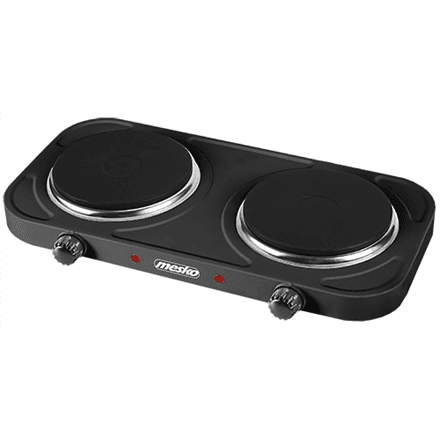 Mesko | Electric stove | MS 6509 | Number of burners/cooking zones 2 | Electric | Black – nuotrauka 1