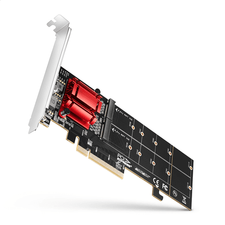 AXAGON PCIe 2x NVMe M.2 Controller | PCEM2-ND – nuotrauka 1
