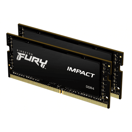 Kingston | Fury Impact | 2x8 GB | SODIMM | 3200 MHz | Notebook | Registered No | ECC No – image 1