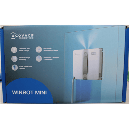 SALE OUT. | Ecovacs Windows Cleaner Robot | WINBOT MINI GREY | Corded | Grey | DEMO – image 1