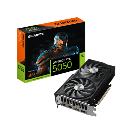 Gigabyte GeForce RTX 5050 WINDFORCE OC V2 8G · NVIDIA · 8 GB – nuotrauka 1