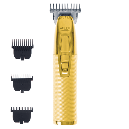 Adler | Professional Trimmer | AD 2836g | Cordless | Number of length steps 1 | Gold – nuotrauka 1
