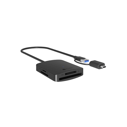 Raidsonic 4-in-1 Card Reader with USB 3.2 Gen 1 Type-A + Type-C | IB-CR302-CU3 – image 1