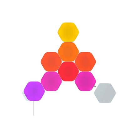 Nanoleaf | Shapes Black Hexagons Starter Kit (9 panels) | 42 W | WiFi – image 1