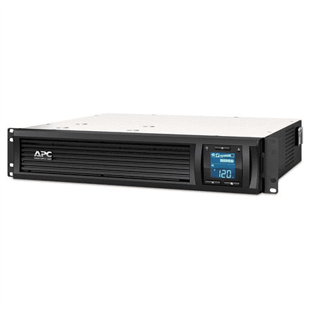 Schneider Electric APC Smart-UPS C, Rackmount 2U, 4x IEC C13 outlets, SmartConnect port, USB and serial communication, AVR, graphic LCD · SMC1000I-2UC · 1000 VA – nuotrauka 1