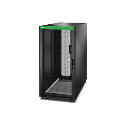 APC Easy Rack 600mm/24U/1200mm , with Roof, Side panel,castors,feet and 4 Brackets, No Bottom, black | Schneider Electric – nuotrauka 1