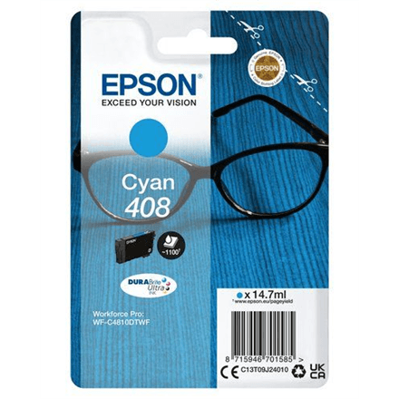 Epson DURABrite Ultra 408L | Ink cartrige | Cyan – image 1
