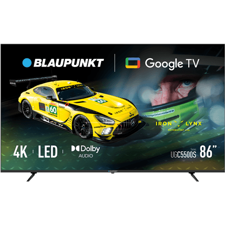Blaupunkt LED TV | 86UGC5500S | 86 | Smart TV | Google TV | UHD | Black – image 1