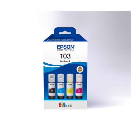 Epson 103 EcoTank | Ink Cartridge | Black, Cyan, Magenta, Yellow – image 1