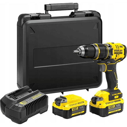 Stanley 18V V20 Premium Brushless Hammer Drill Driver - 4.0Ah Kit · SFMCD721M2K-QW · 18 V – nuotrauka 1