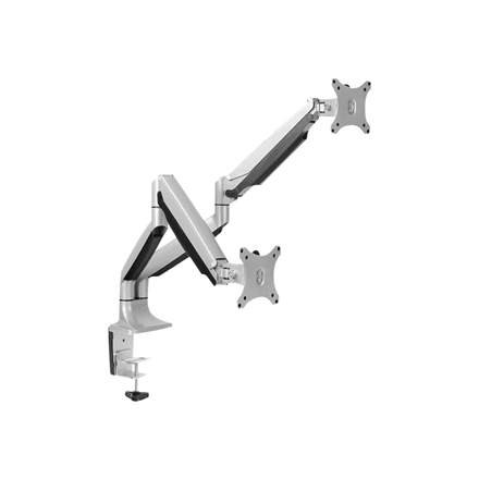 Logilink BP0043 Dual Monitor Desk mount, 13"-32",gas spring, aluminum | Logilink – nuotrauka 1