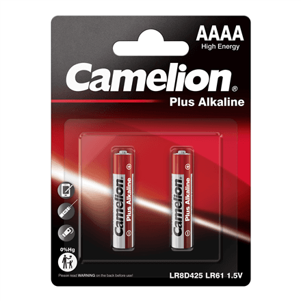 Camelion | Plus Alkaline 1.5V (LR61), 2-pack | AAAA – image 1