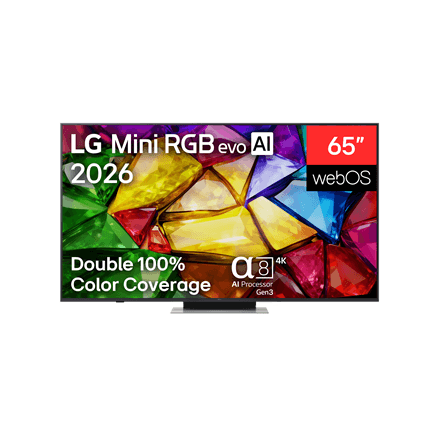 LG 65MRGB87B3B 65" (164 cm) 4K Mini RGB evo Smart TV | LG – nuotrauka 1