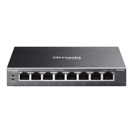 TP-Link ES208GP Omada 8-Port Gigabit Easy Managed Switch with 8-Port PoE+ | TP-LINK – image 1