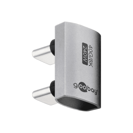 Goobay USB-C Adapter 180° U-Shape, USB4 | 74446 – nuotrauka 1