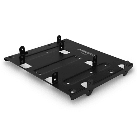 AXAGON Metal frame for mounting four 2.5" disks or two 2.5" disks and one 3.5" disk in a 5.25" position | RHD-435 – image 1