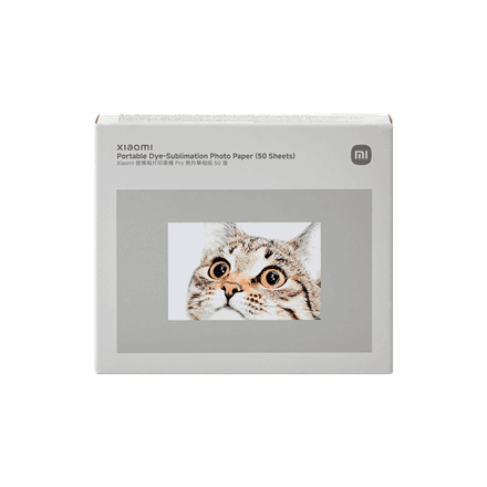 Xiaomi Portable Dye-Sublimation Photo Paper Stickers (50 Sheets) | Stickers | 2x3-inch – nuotrauka 1