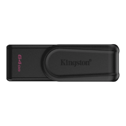 Kingston USB Flash Drive | DataTraveler Exodia S | 64 GB | USB Type-A | Black – nuotrauka 1
