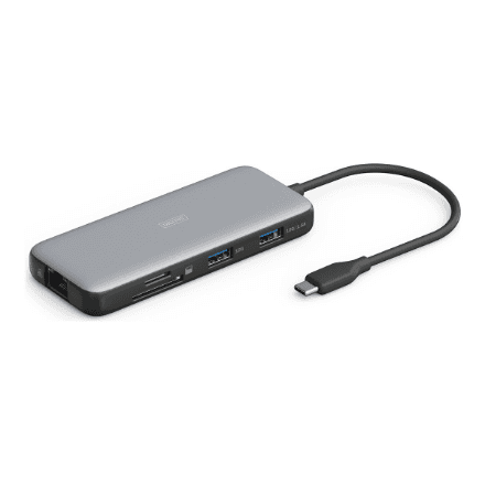 Digitus USB-C docking station, 7-port · DA-70914 · Ethernet LAN (RJ-45) ports 1 – nuotrauka 1
